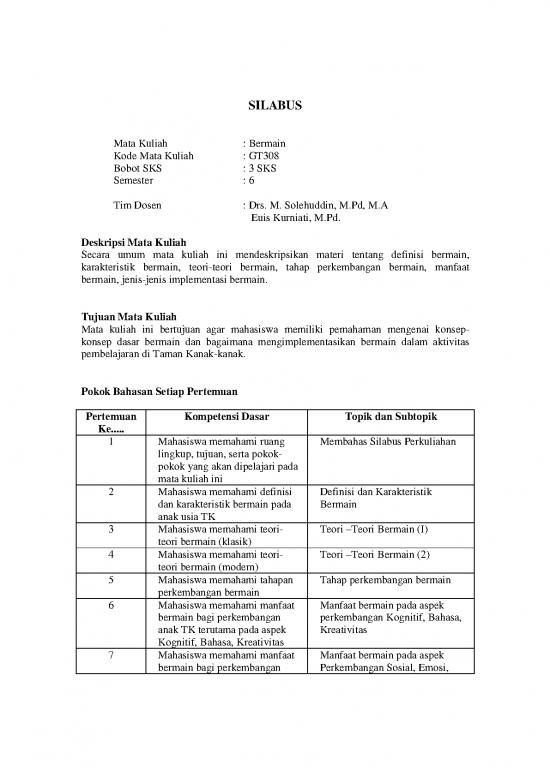 picture_Pembelajaran Pdf 7787 | Silabus Bermain | Ilmu Kependidikan